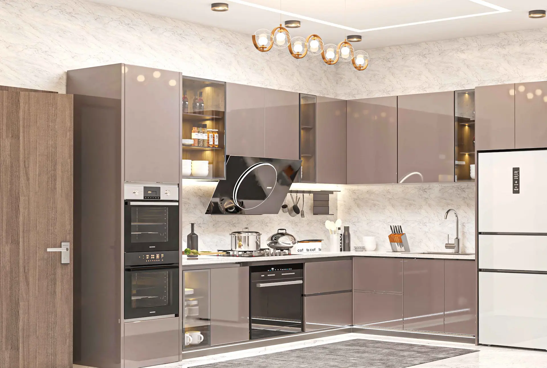 Des espaces cuisine conçus pour une vie pratique et moderne.